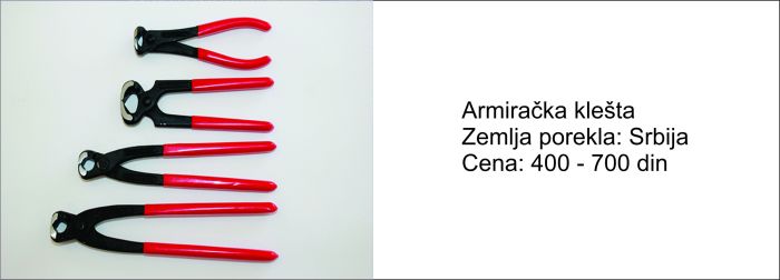 armiracka klesta - alat