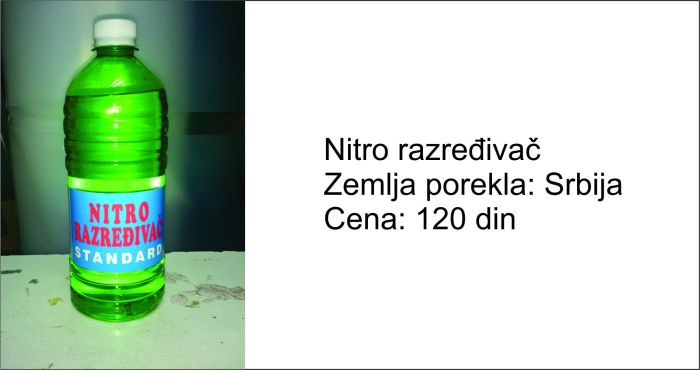 nitro razredjivac - za drvo i metal
